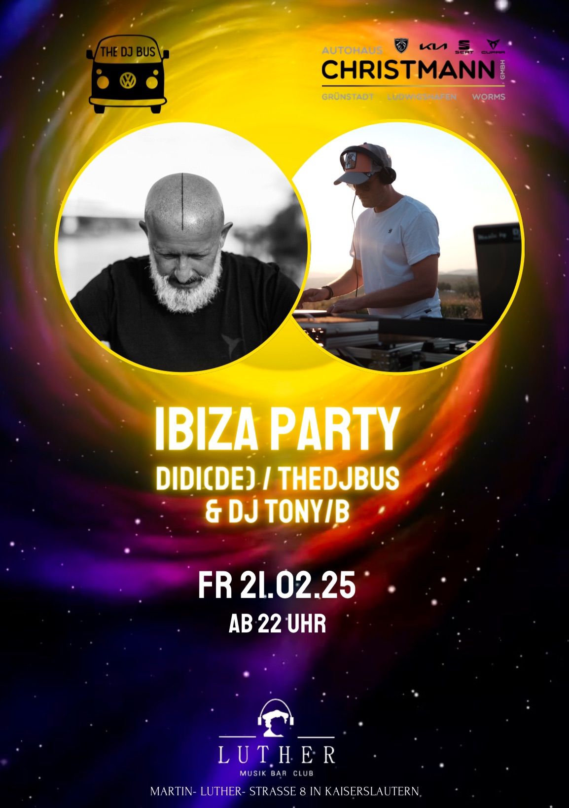 Ibiza Party mit DIDI(DE)\/ THEDJBUS & DJ TONY\/B