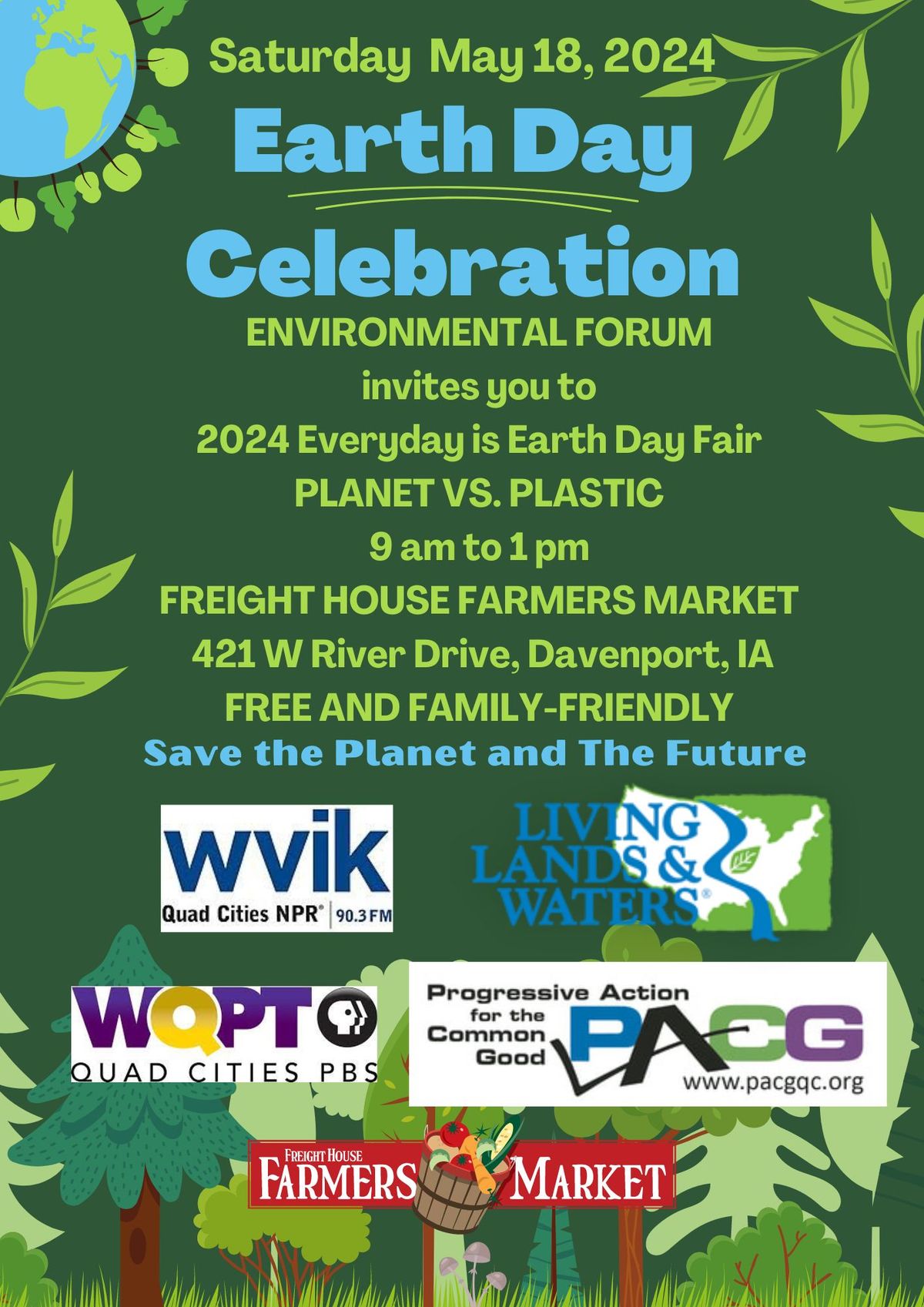 Earth Day Celebration at the Freight House Farmers Market