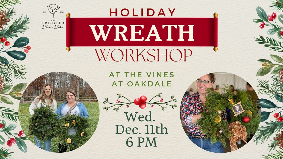 Holiday Wreath Making