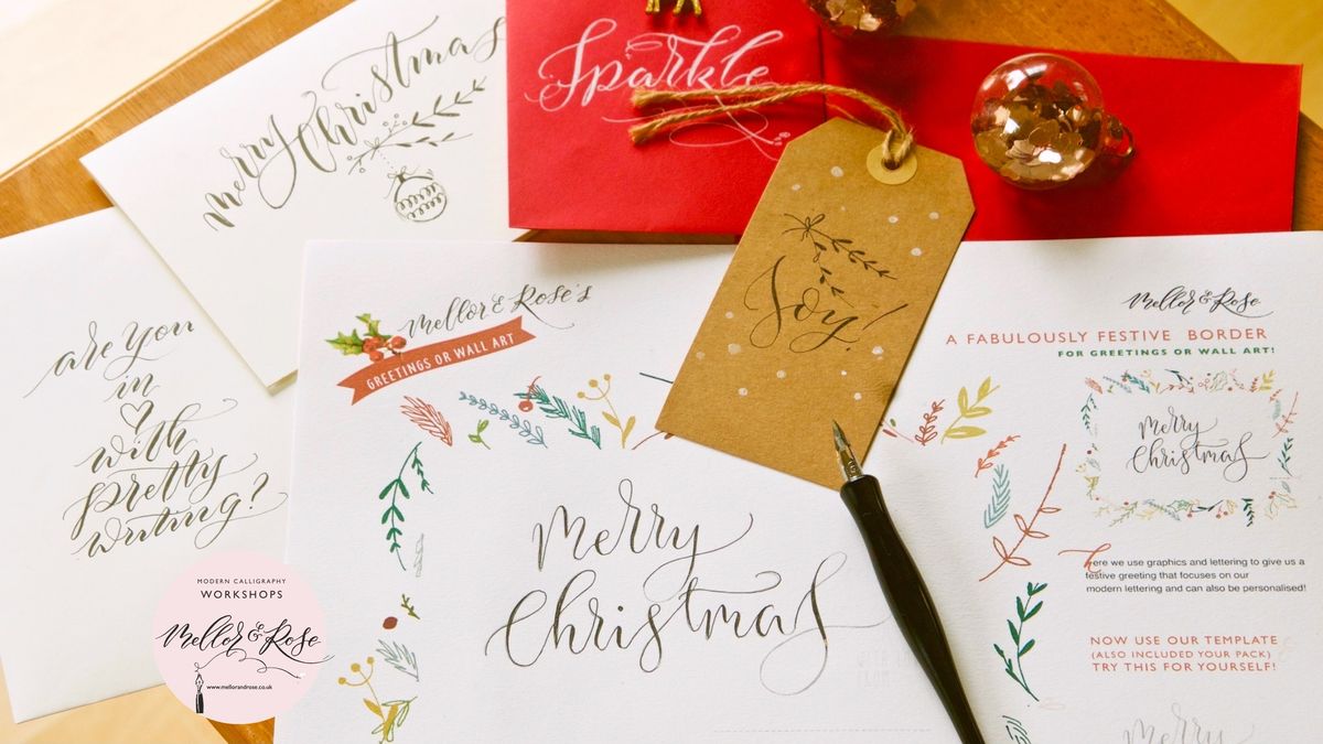 Christmas Calligraphy Workshop at Ripley Castle