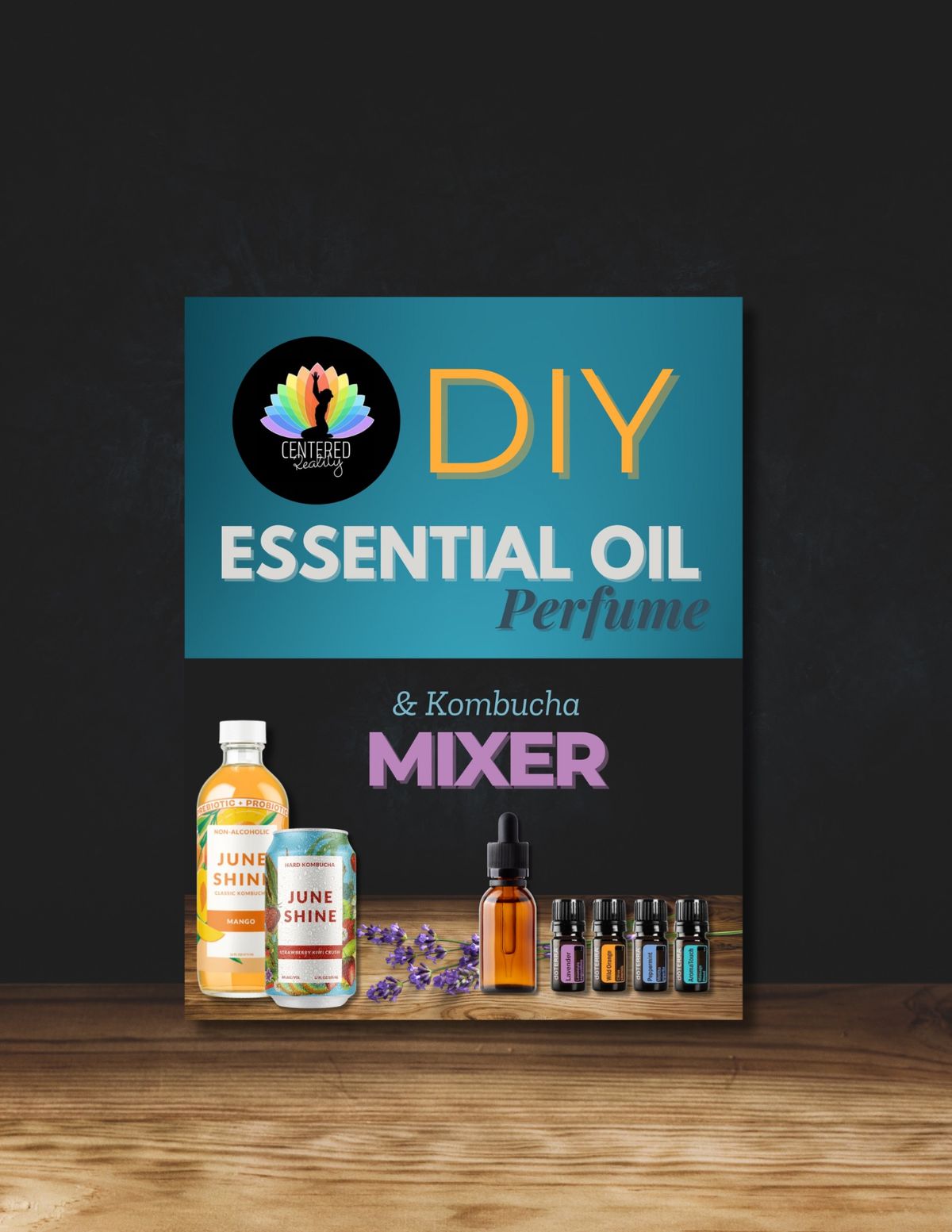 DIY Essential Oil Perfume & Kombucha Mixer