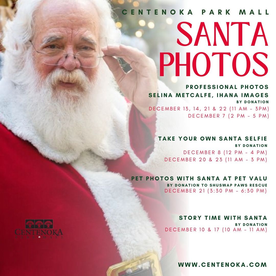 Visit with Santa Claus at Centenoka Park Mall