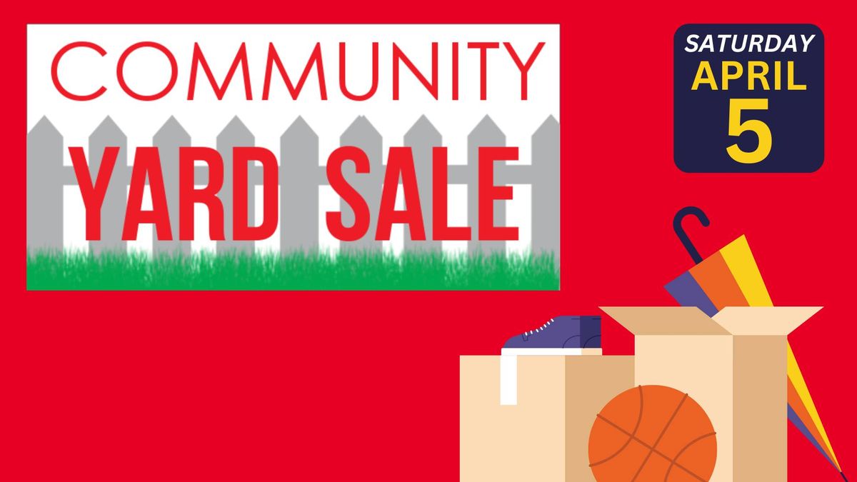 Community Yard Sale (Indoors)