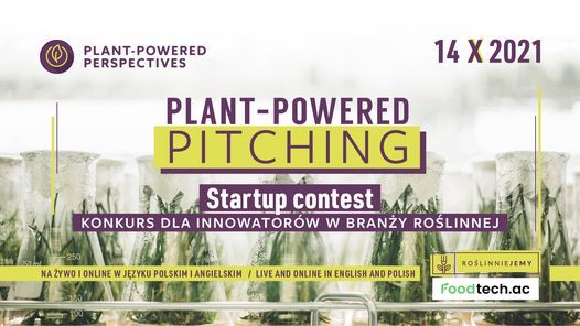 Plant-Powered Pitching 2021 (Foodtech Startup Contest)