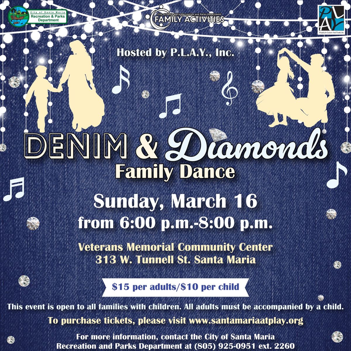 Denim and Diamonds Family Dance