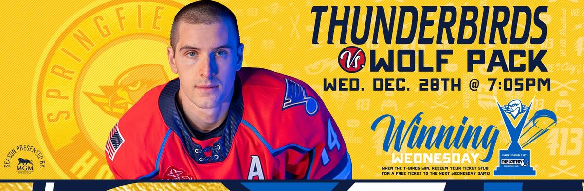 Springfield Thunderbirds vs. Hartford Wolf Pack