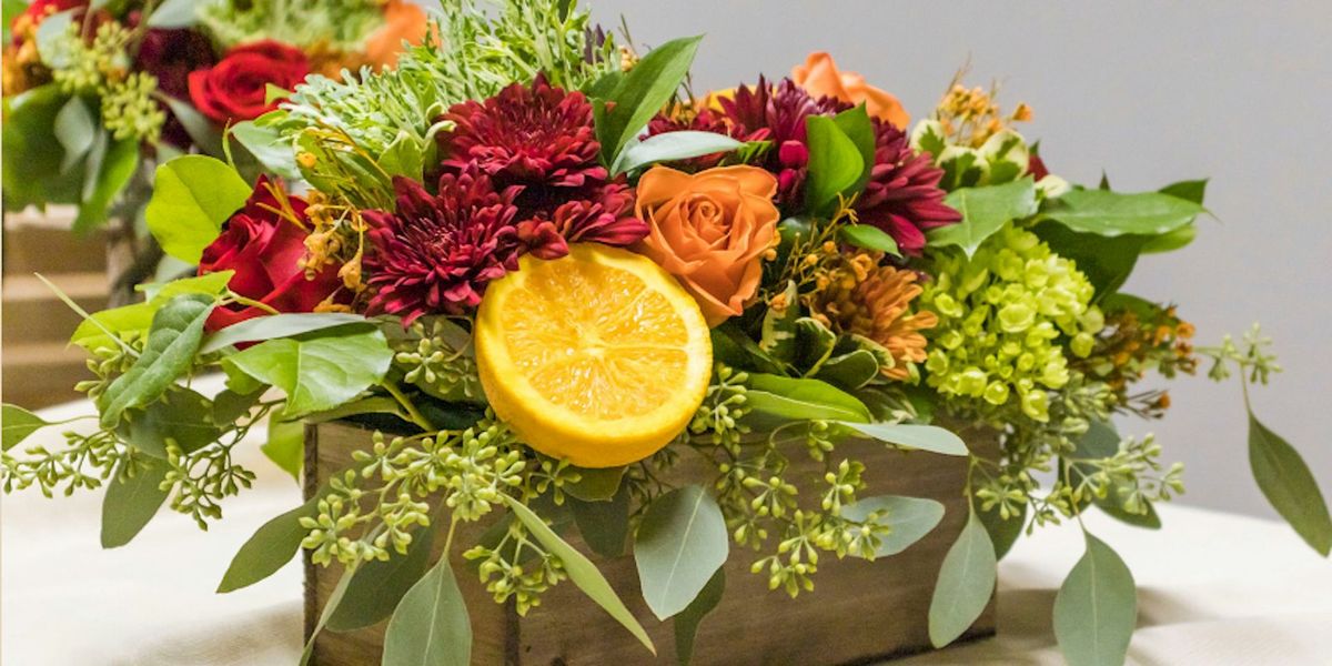 Thanksgiving Floral Centerpiece Class