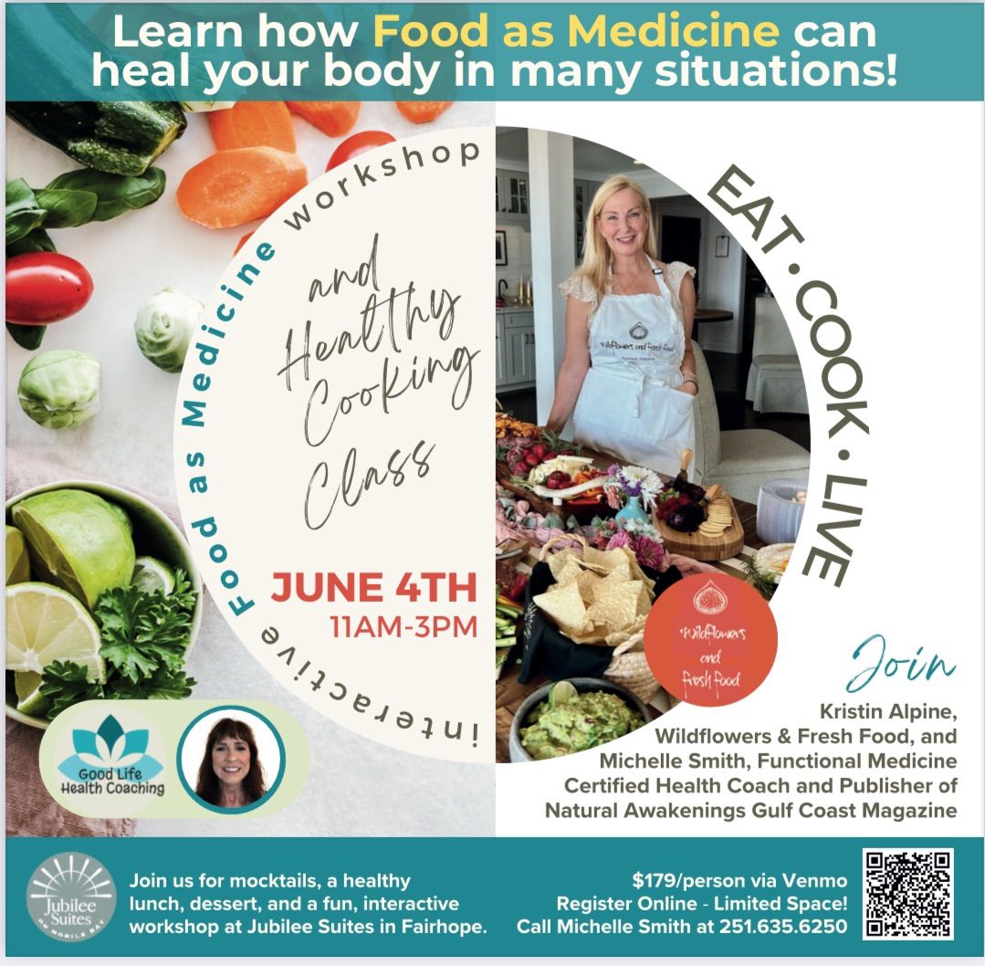 EAT-COOK-LIVE Interactive Workshop + Cooking Class