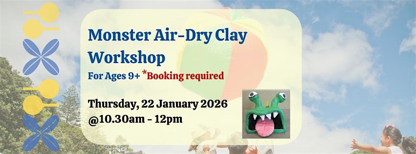 Monster Airdry Clay (Ages 9+)