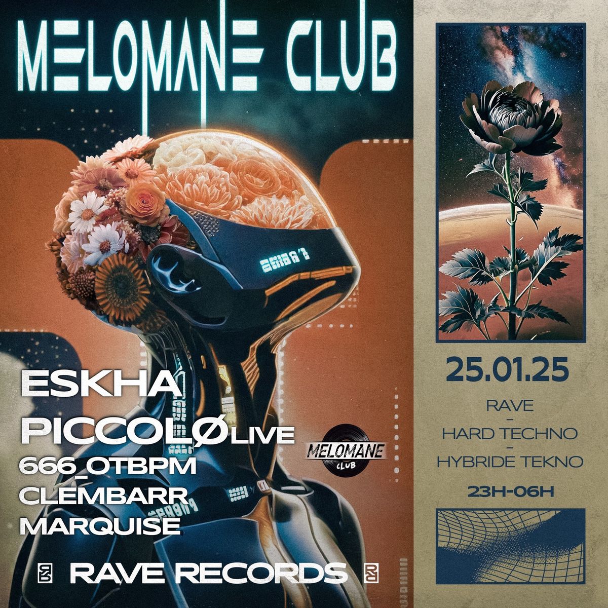 Rave Records invite : Eskha, Piccol\u00f8, 666_\u00d8TBPM, Clembarr & Marquise