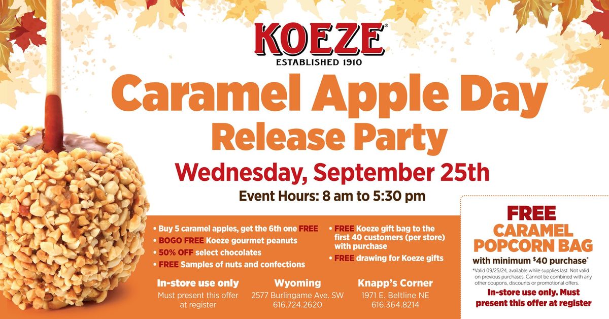 Caramel Apple Day Release Party