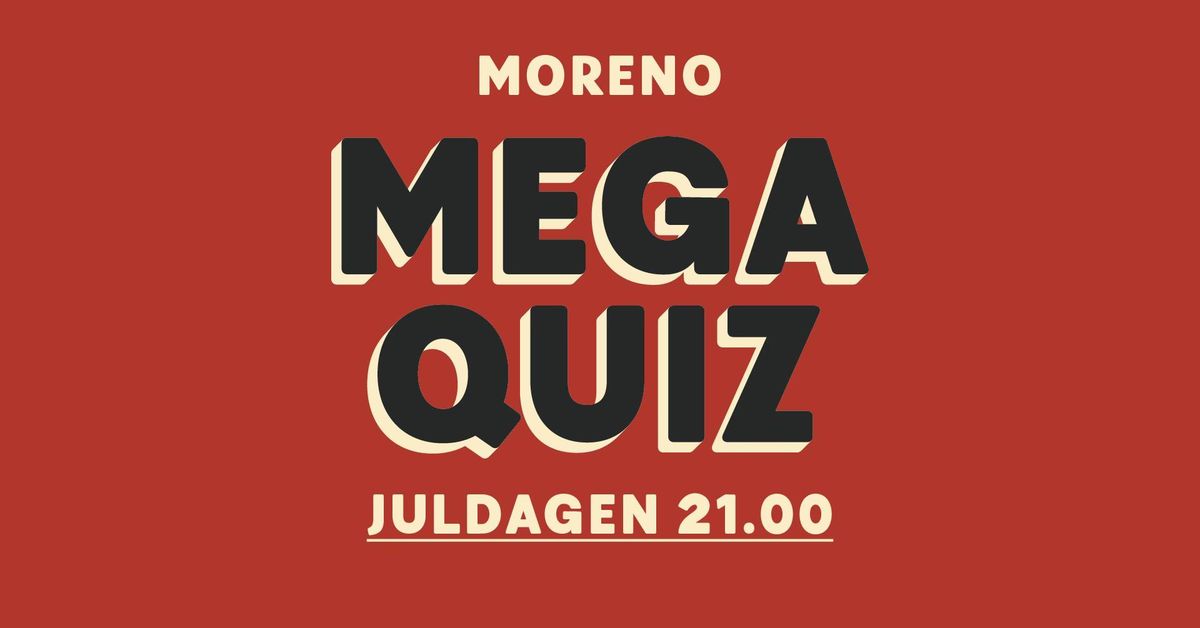 MEGA QUIZ JULDAGEN 25\/12