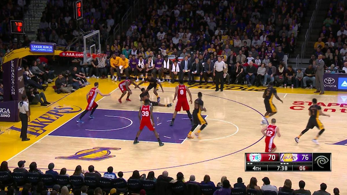 Los Angeles Lakers vs. Philadelphia 76ers