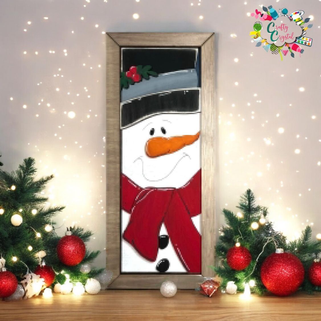 Bordered Snowman Workshop (SOLD OUT)