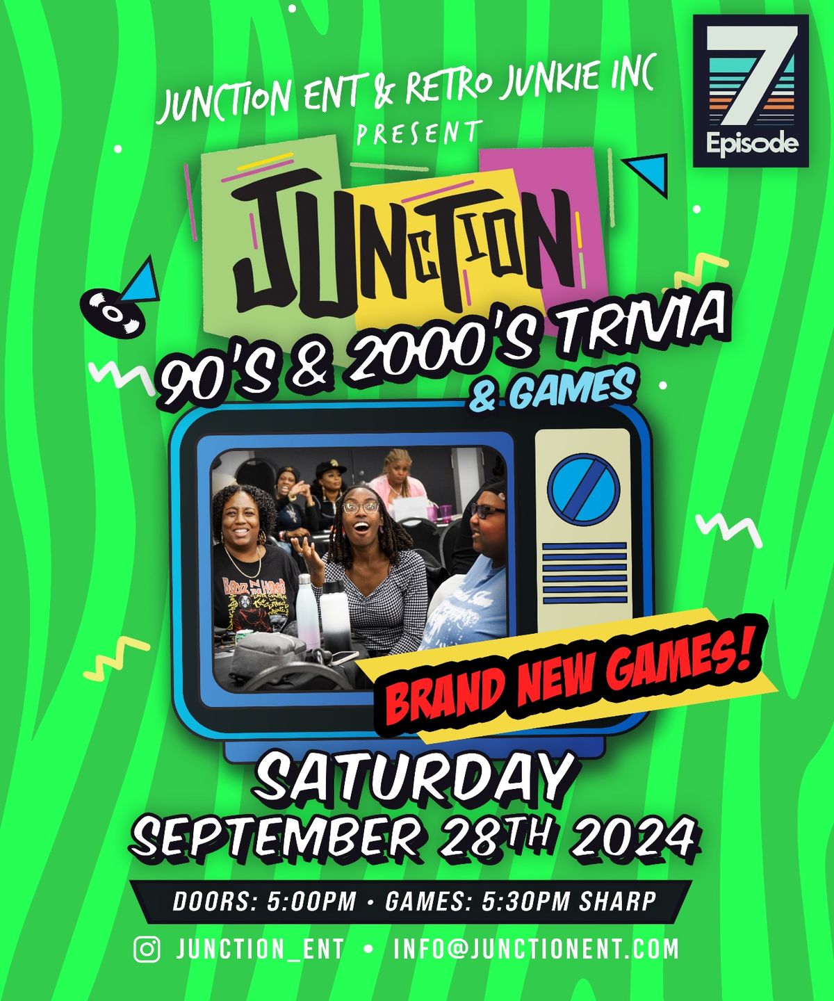 Junction Ent Presents: 90's + 2000's Trivia Game Night