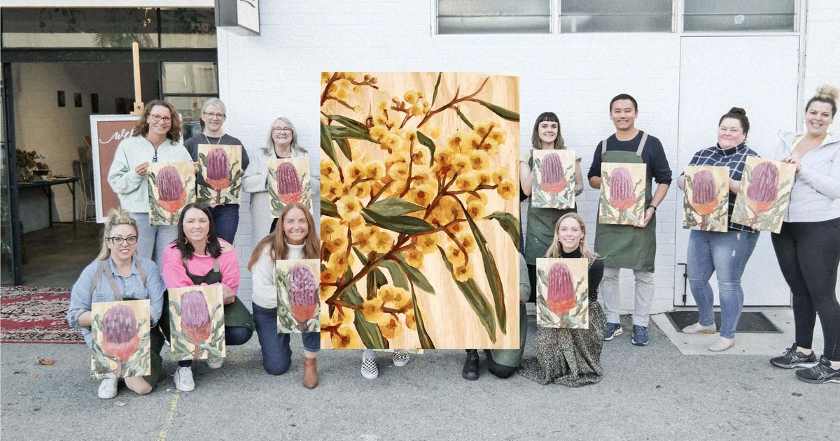 Native Painting Workshop (Wattle) - Eleisha Pirouet