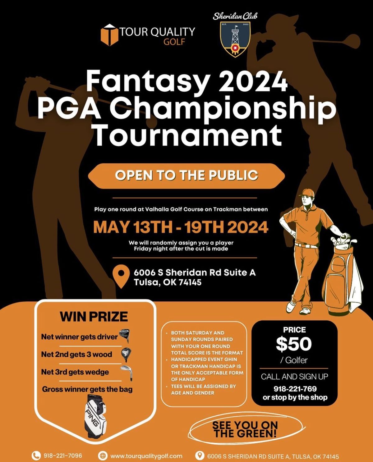 PGA Championship Valhalla Fantasy Tournament