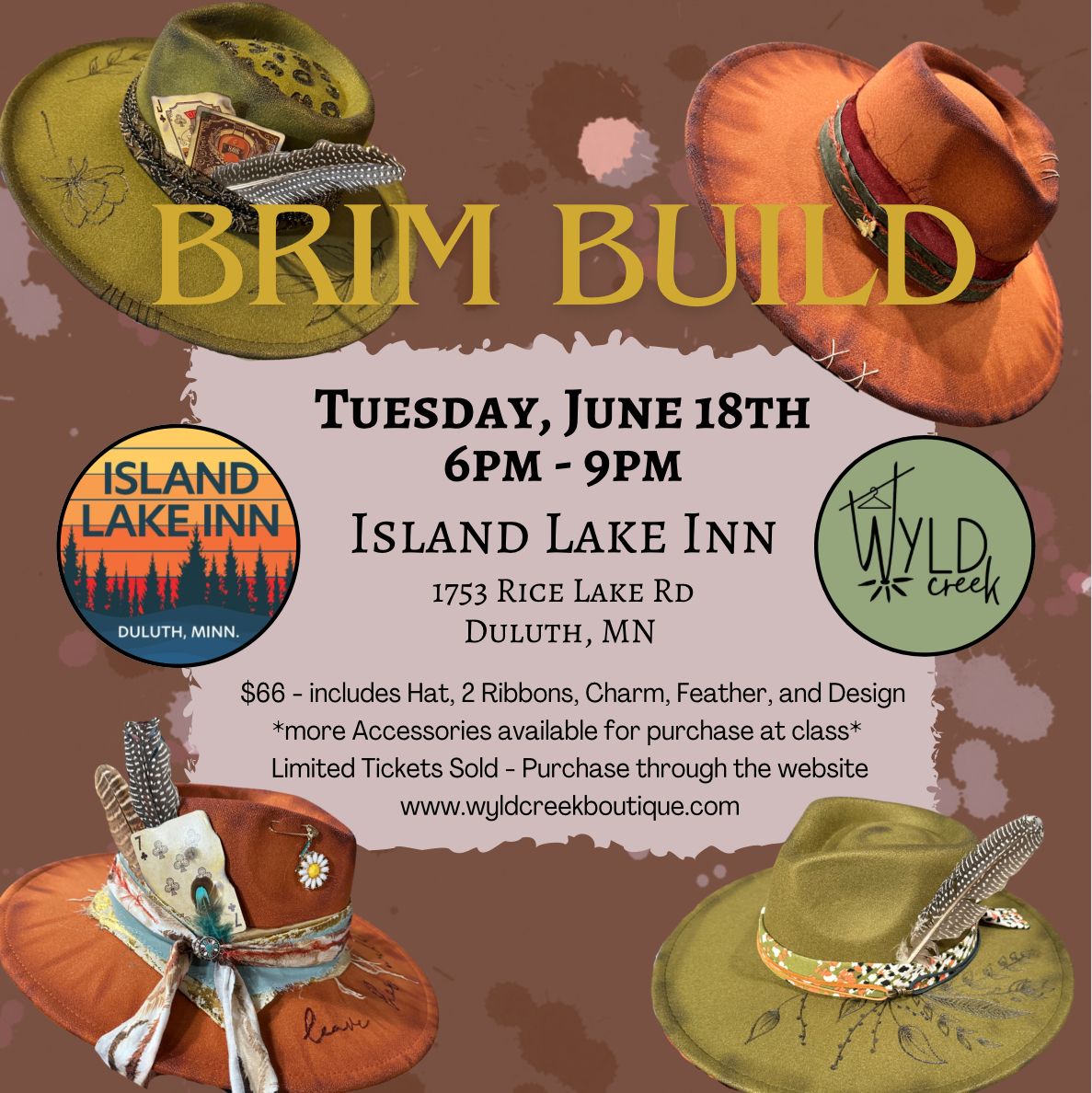 June 18th - Brim Build @ Island Lake Inn, Duluth