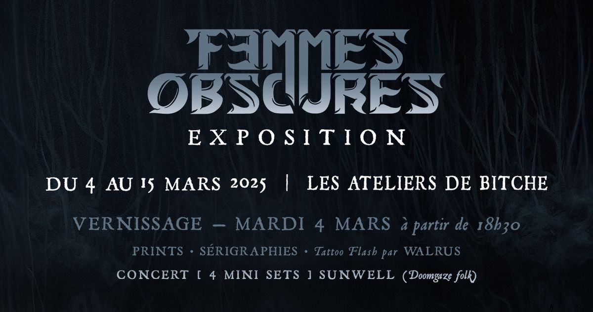 Vernissage exposition Femmes Obscures