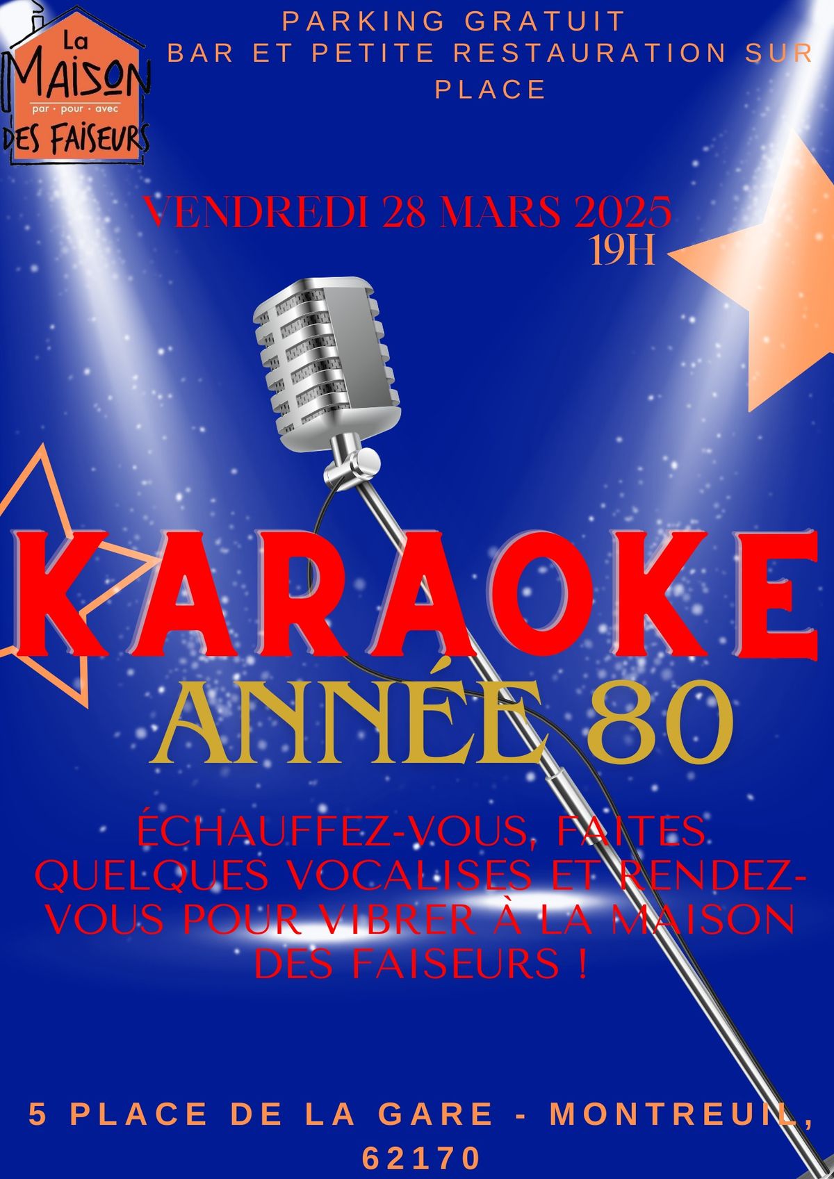 Soir\u00e9e KARAOKE Ann\u00e9e 80