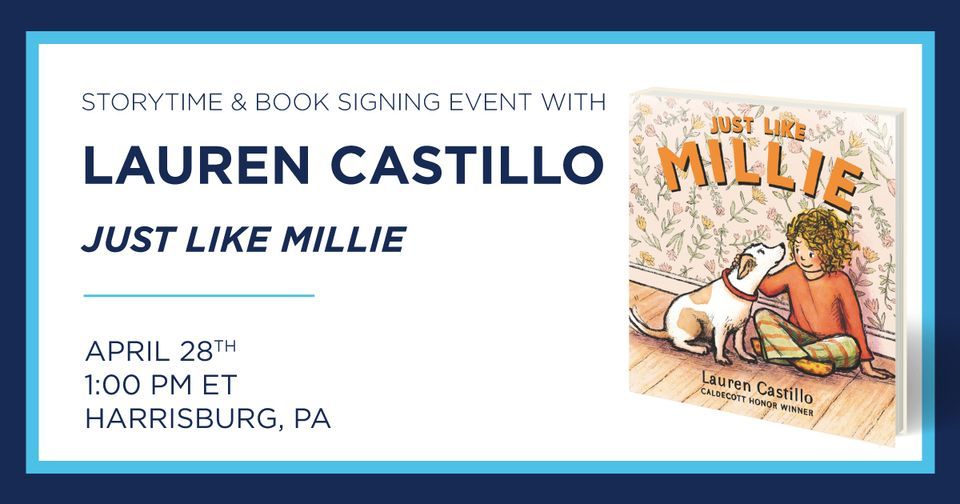 Lauren Castillo "Just Like Millie" Storytime & Book Signing Event