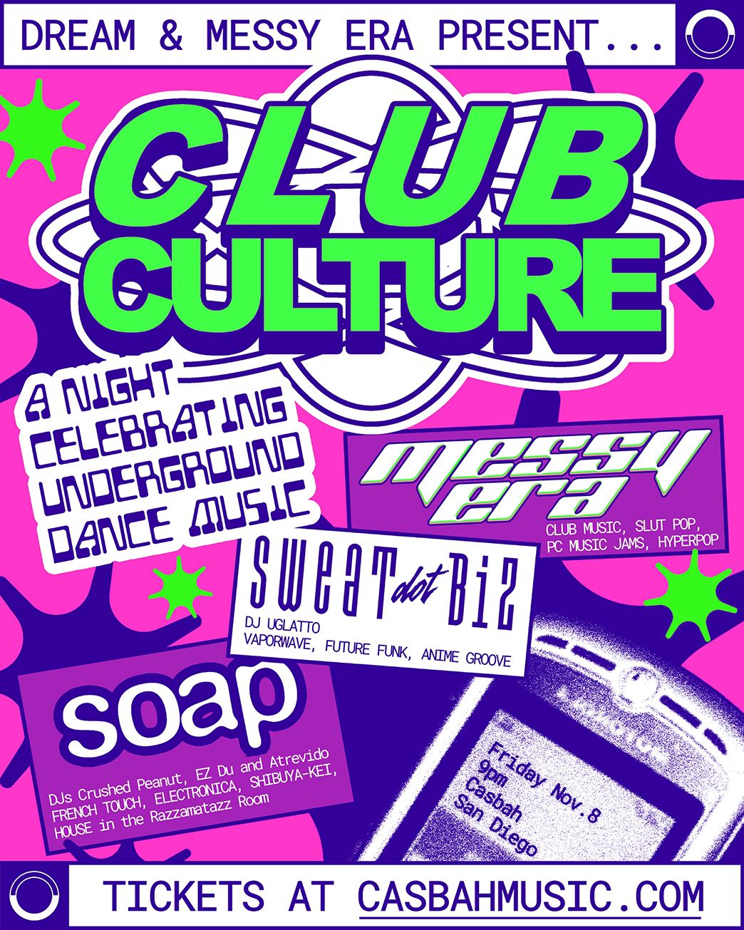 Messy Era DJs, Sweat.Biz, Soap