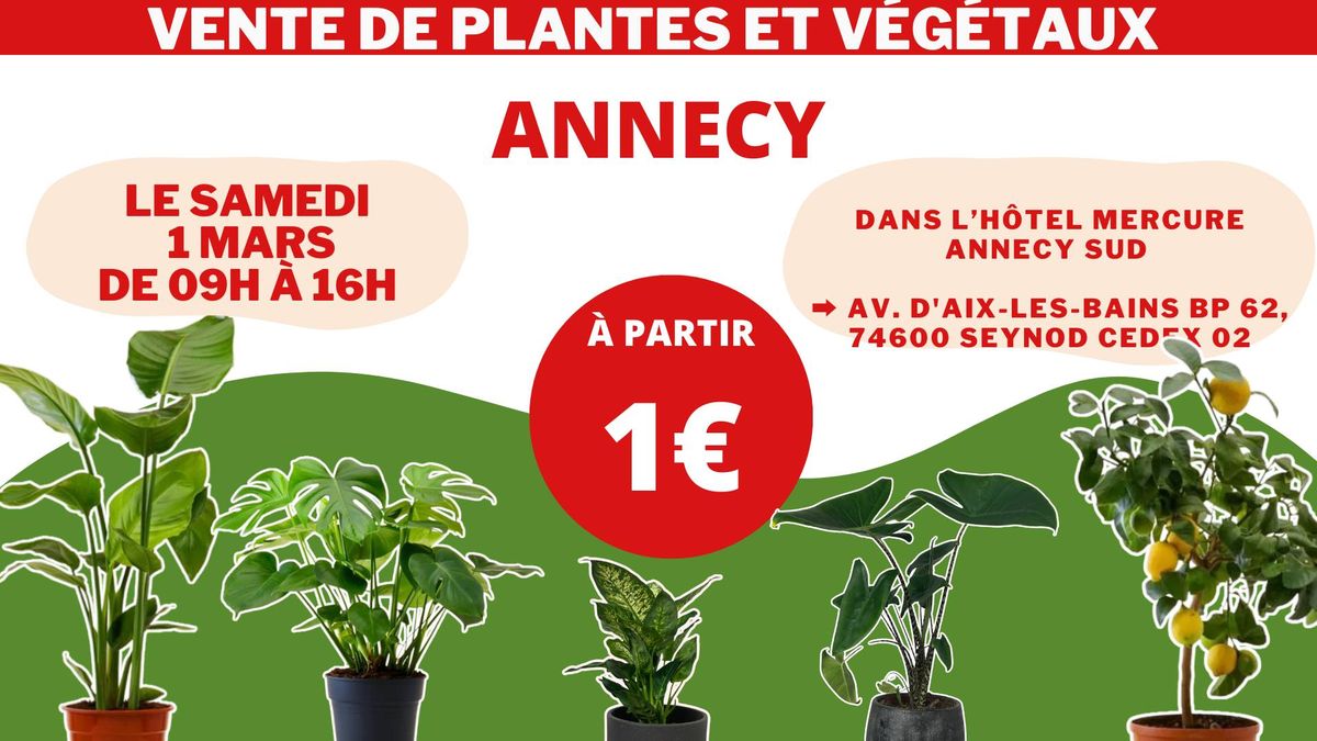 ANNECY - V\u00e9g\u00e9taux et Plantes \u00e0 partir de 1\u20ac by Plantes Addict