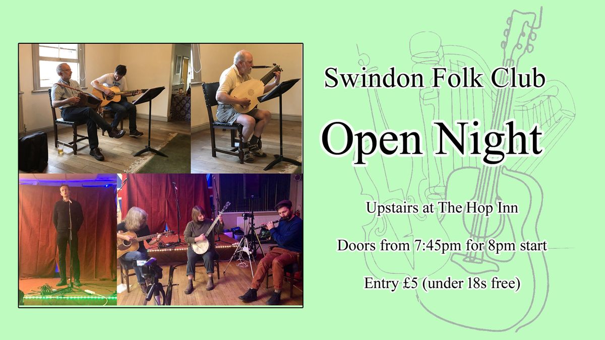 Swindon Folk Club Open Night April 2025