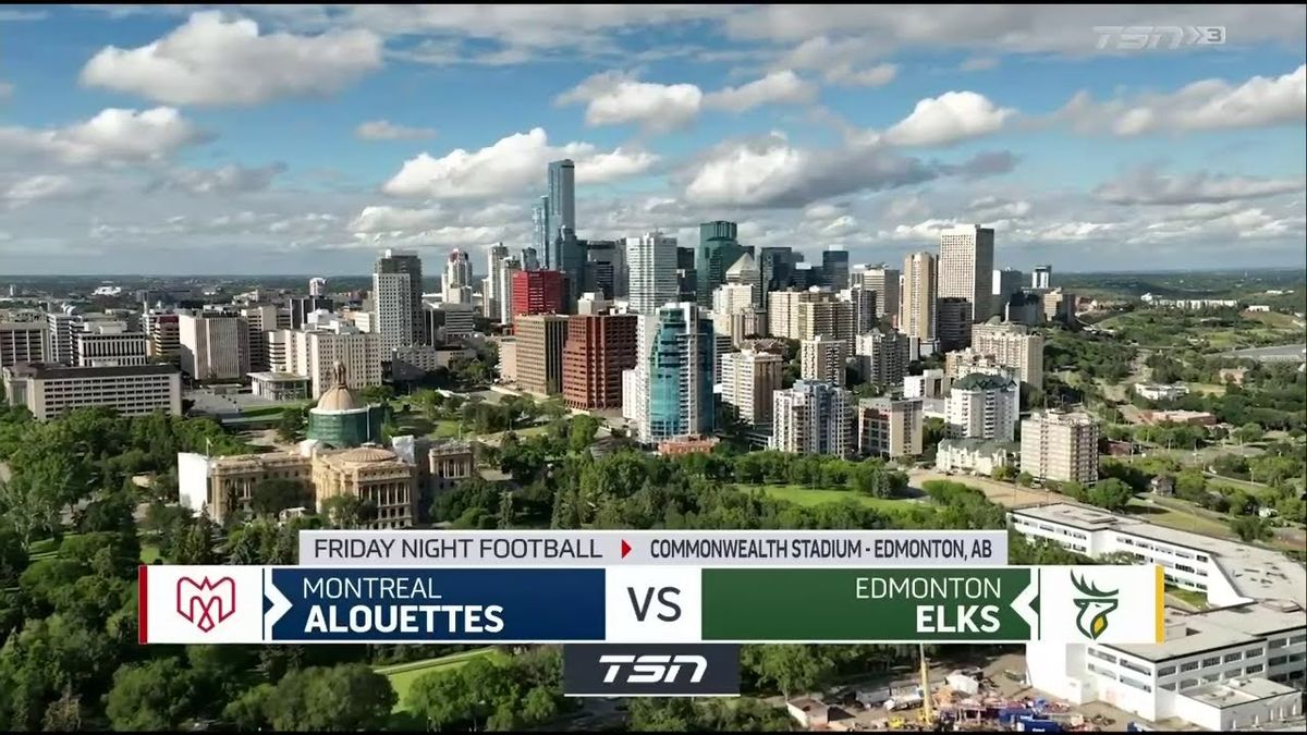 Montreal Alouettes at Edmonton Elks at Commonwealth Stadium - AB