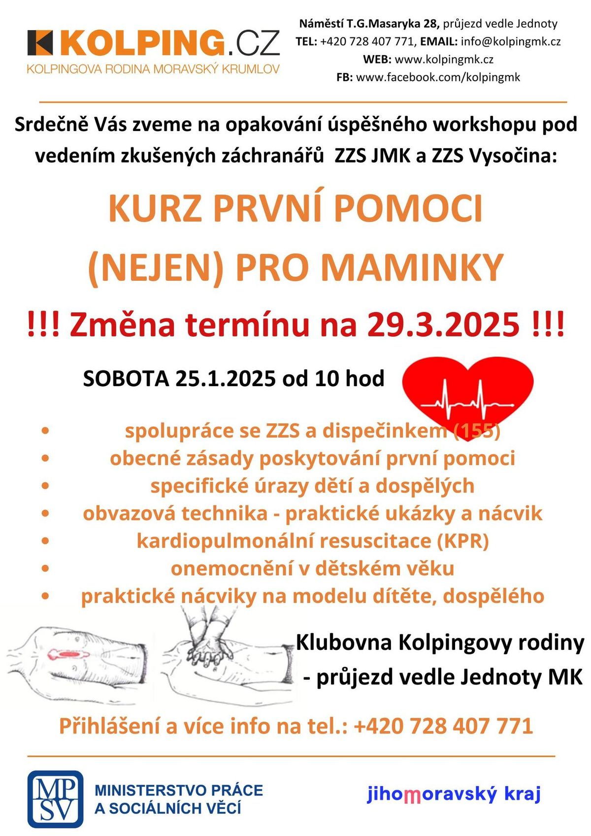 Kurz prvn\u00ed pomoci (nejen) pro maminky