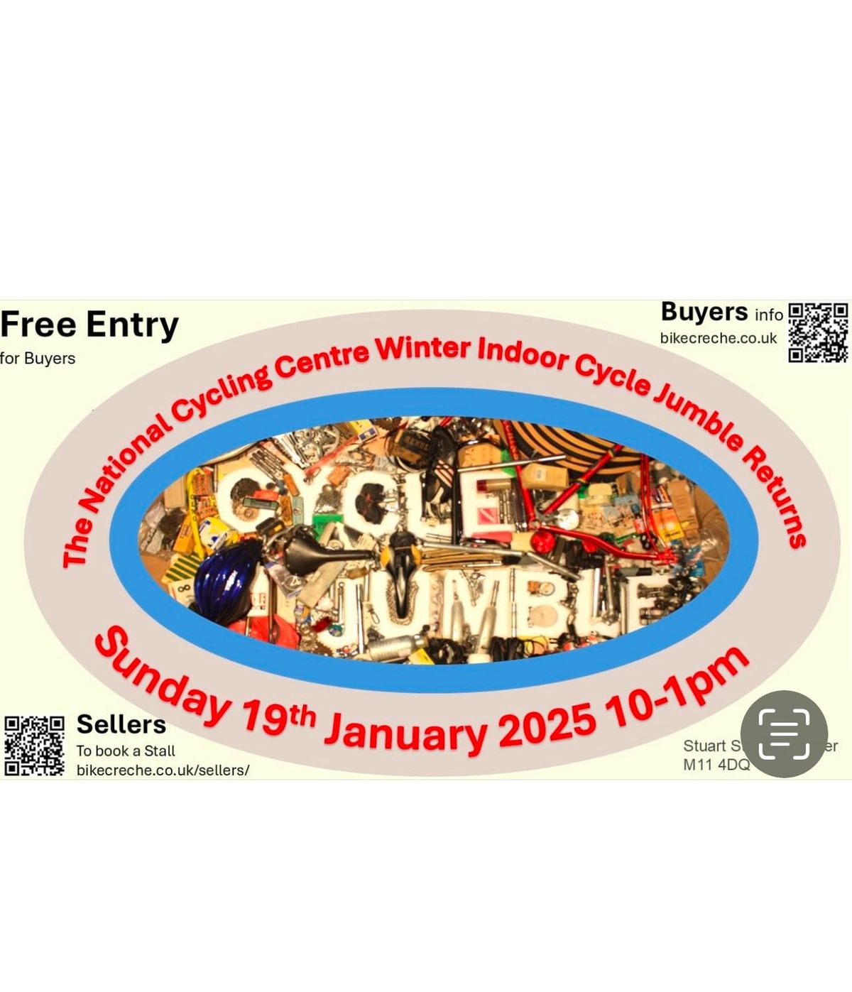 National Cycle Centre Indoor Winter Cycle Jumble