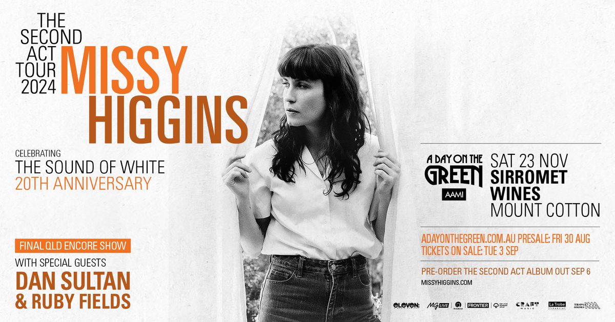 Missy Higgins \u2018The Second Act Tour 2024\u2019 | Mount Cotton (*All Ages)