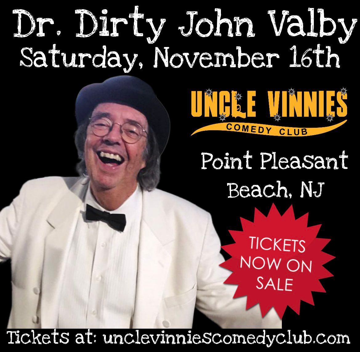 Dr. Dirty John Valby at Side Splitters Comedy Club - Tampa