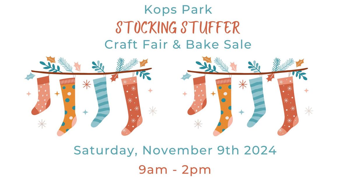 Kops Park Stocking Stuffer Craft Fair & Bake Sale