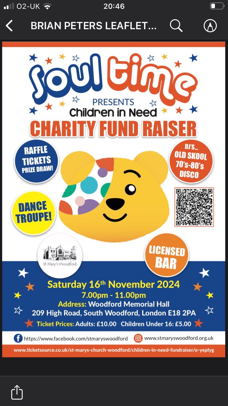 Children in Need Charity Fundraiser