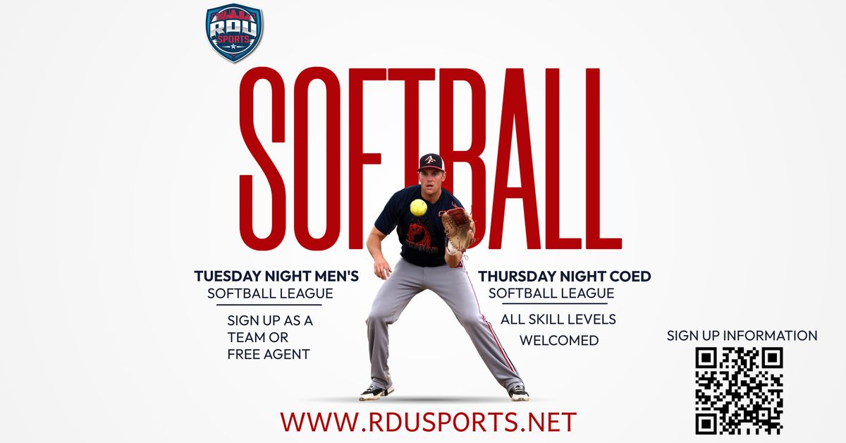 RDU Sports Softball League (Coed & Men\u2019s)