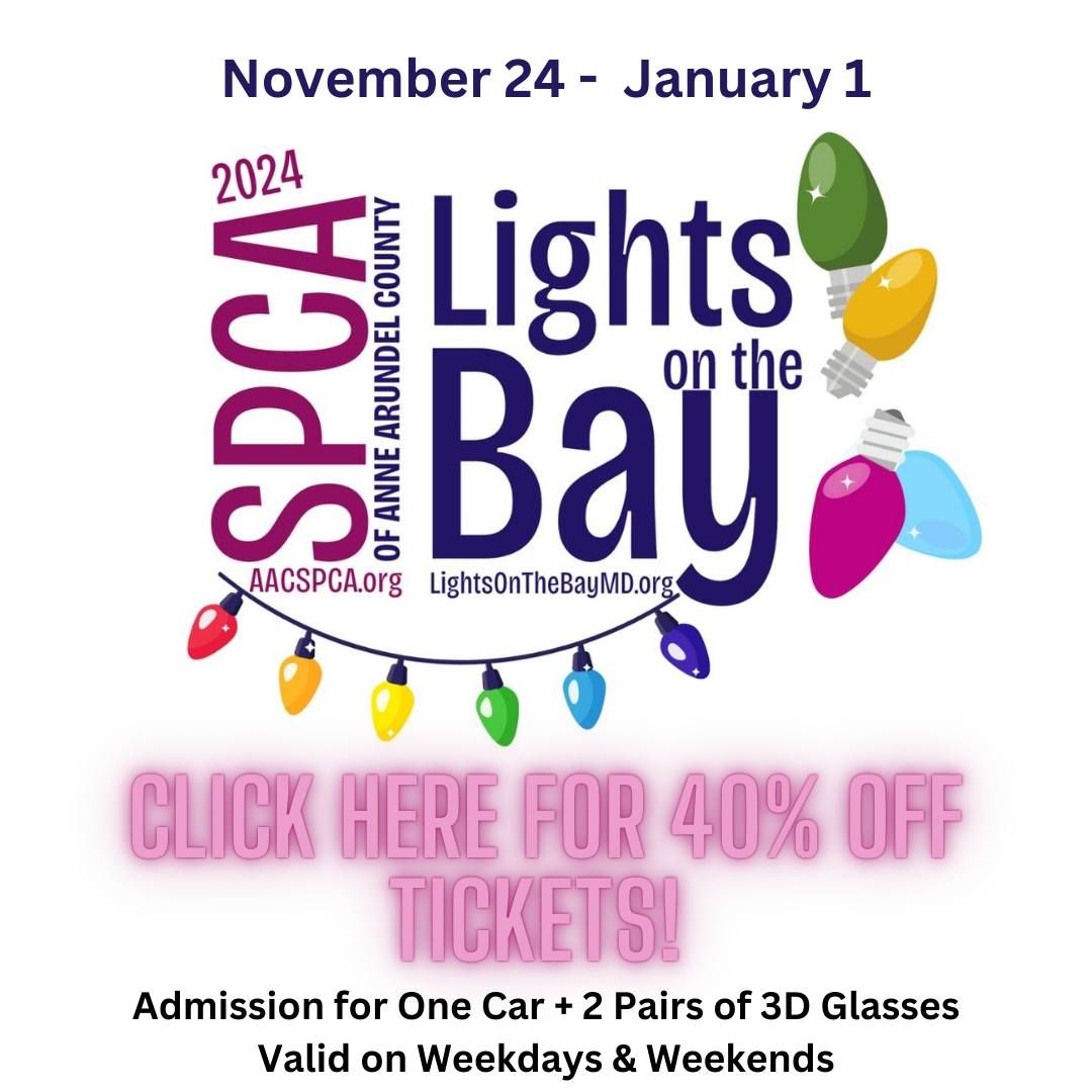 Lights On The Bay with discounted tickets from Macaroni KID