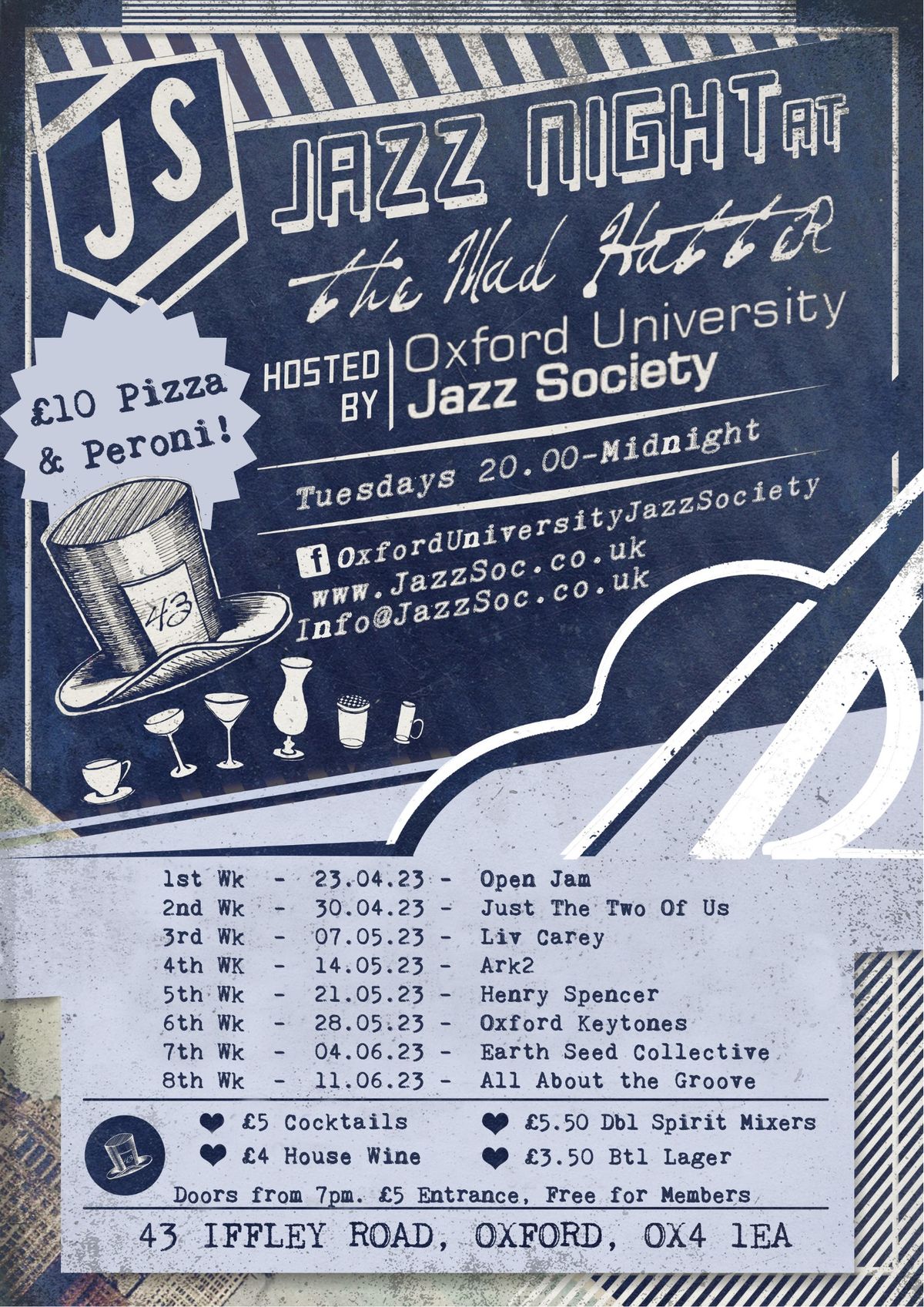 JazzSoc @The Mad Hatter Oxford
