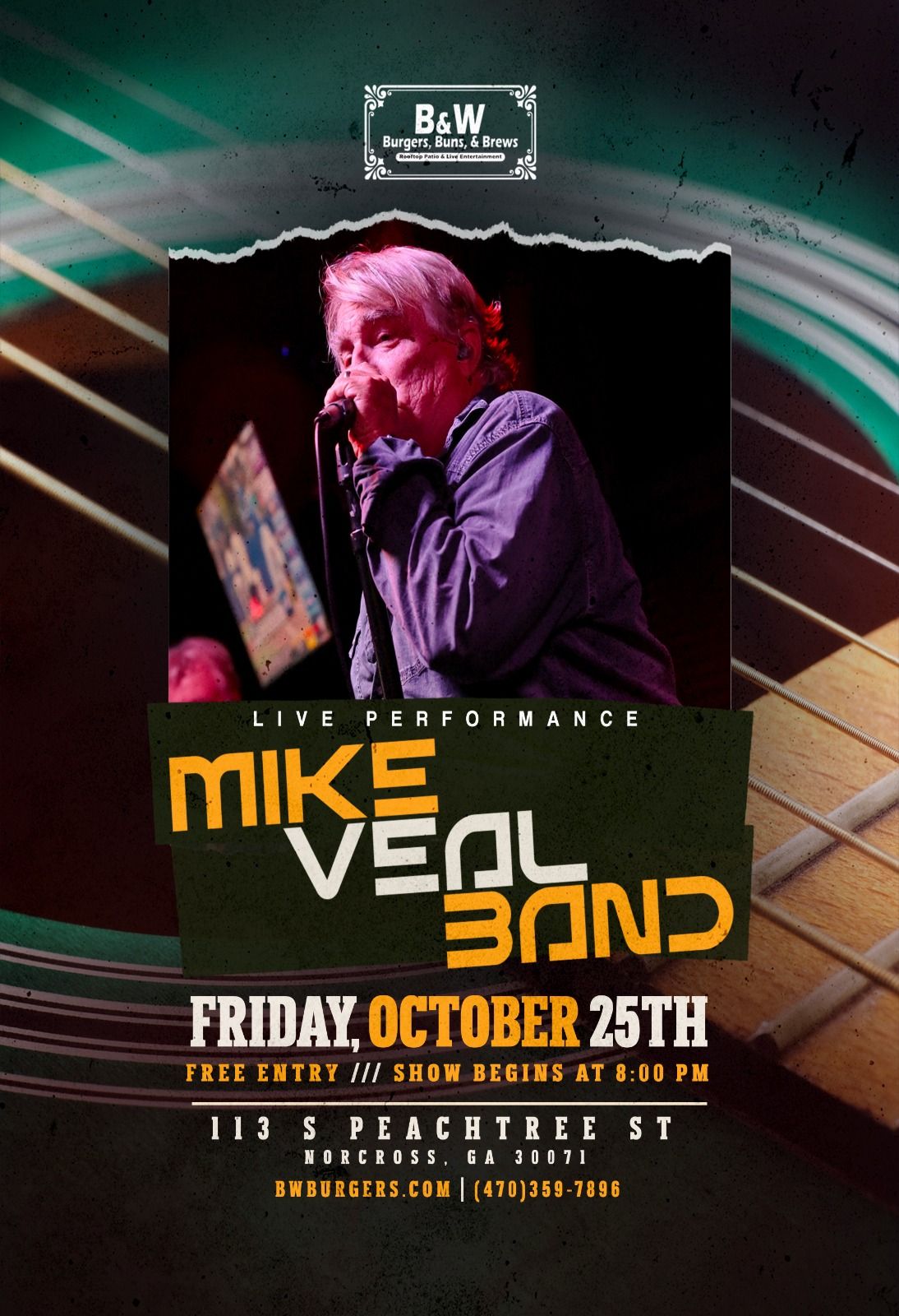 Mike Veal Band - FREE EVENT