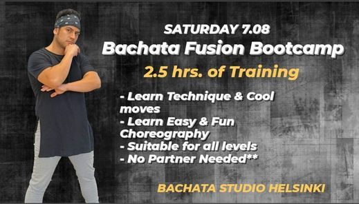 Bachata Fusion Bootcamp (7.08.2021)