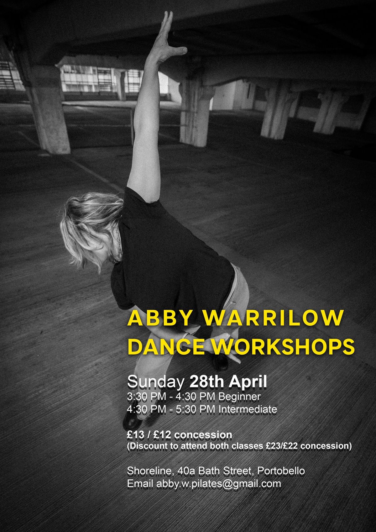 Intermediate Dance Workshop with Abby Warrilow