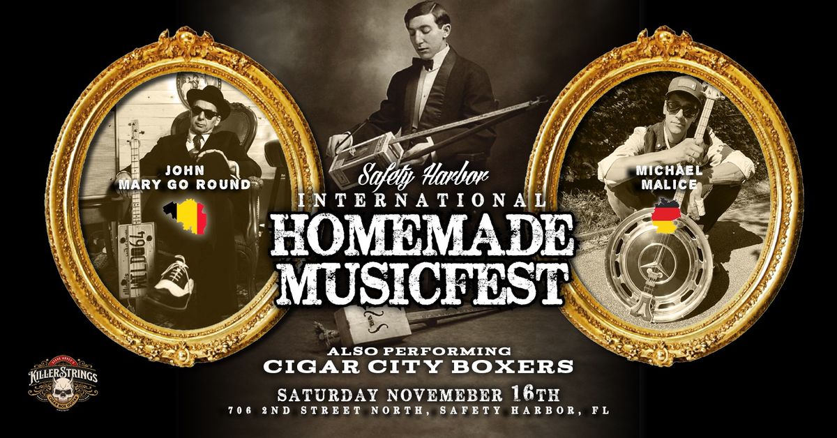 Safety Harbor International Homemade Instrument And Cigar Box Guitar Event