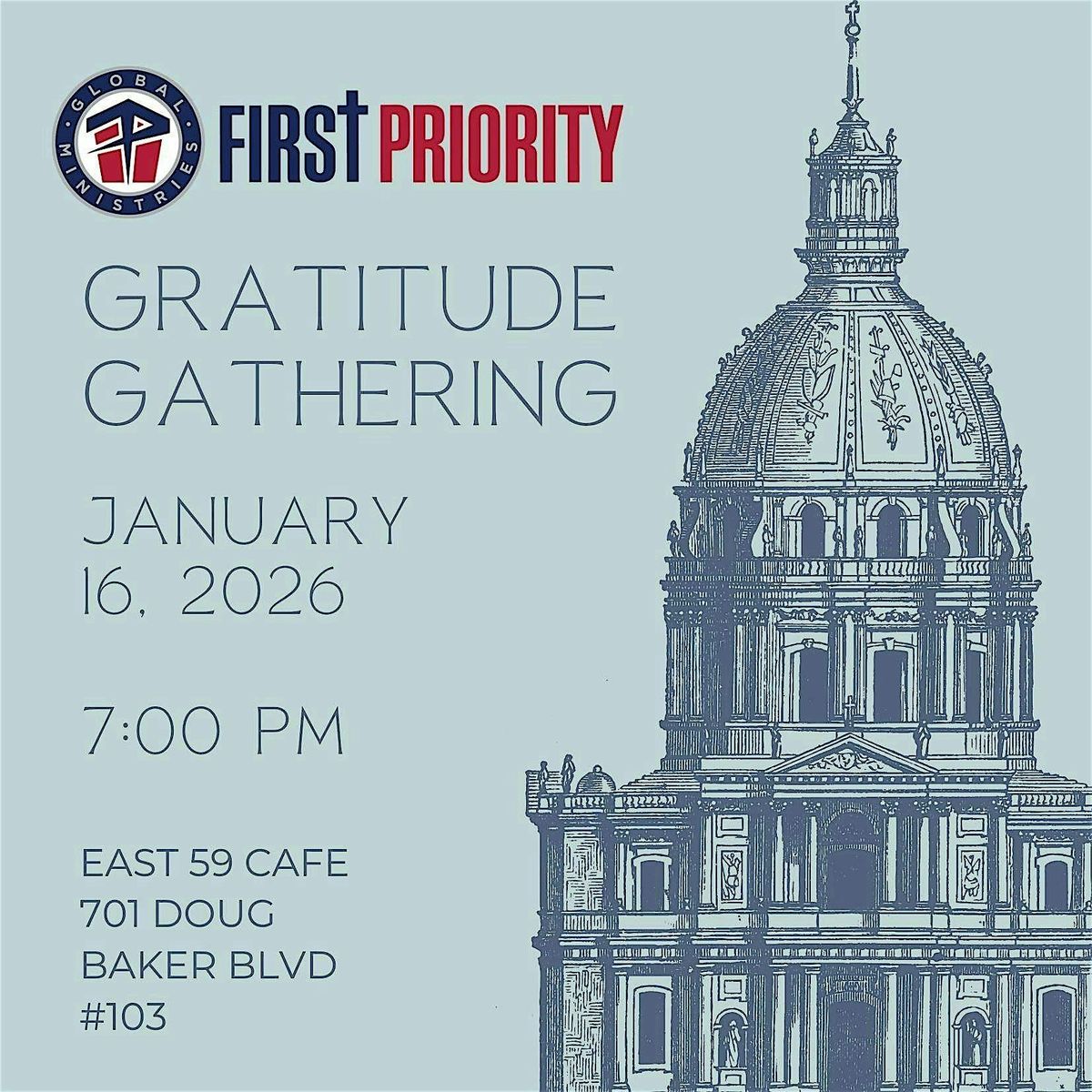 First Priority Europe Gratitude Gathering
