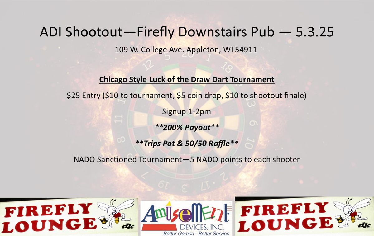 ADI Shootout - Firefly Downstairs Pub