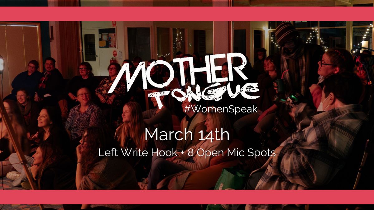 Mother Tongue Poetry Melbourne MARCH 2025