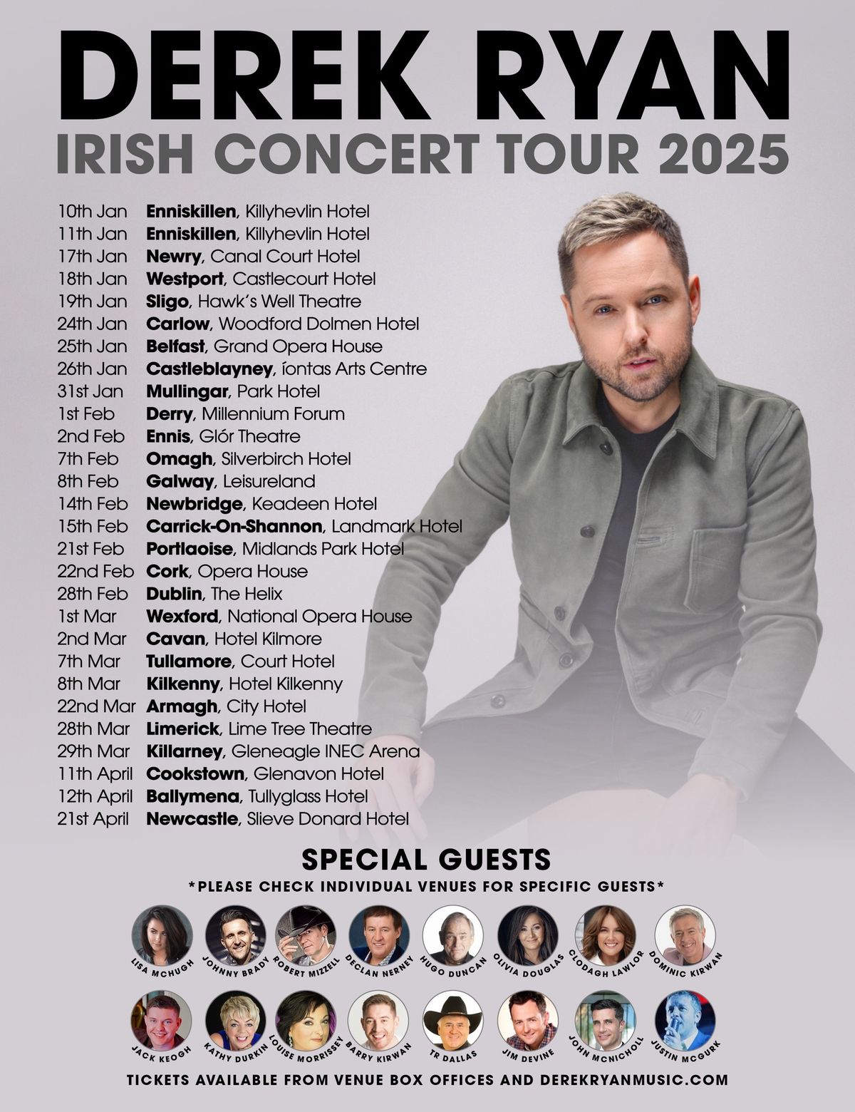 Derek Ryan - Woodford Dolmen Hotel, Carlow (Irish Concert Tour 2025)