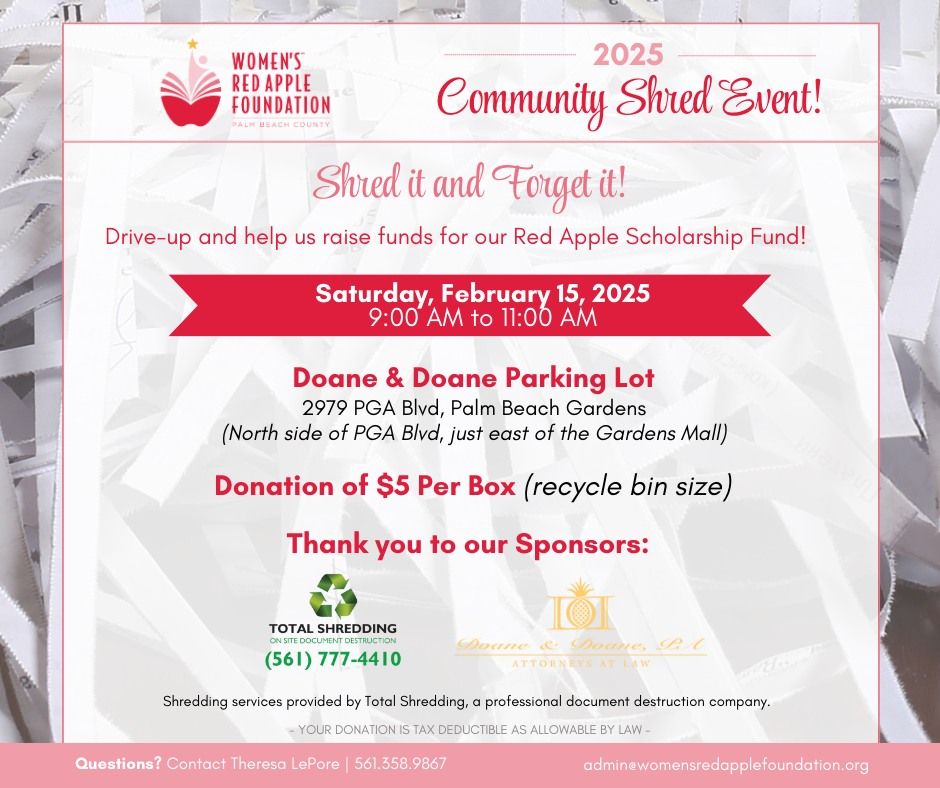 Community Shred Event