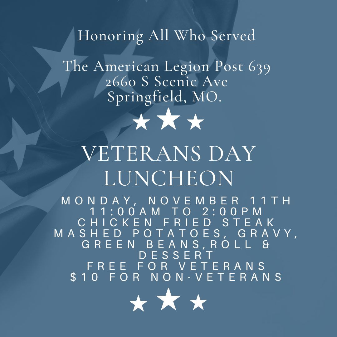 Veterans Day Luncheon