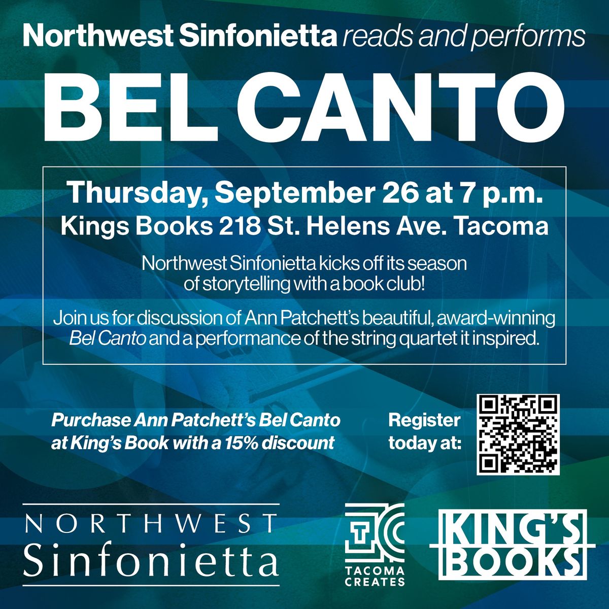 September Book Club: Bel Canto by Ann Patchett