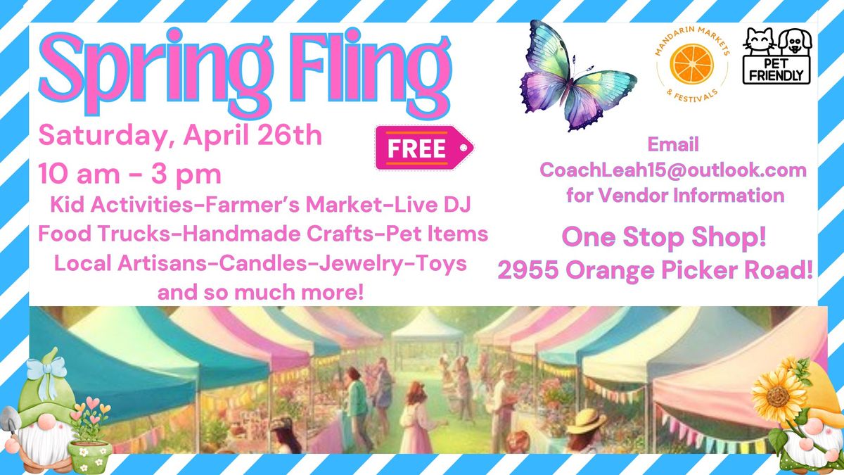 4\/26 FREE Spring Fling at Mandarin Markets